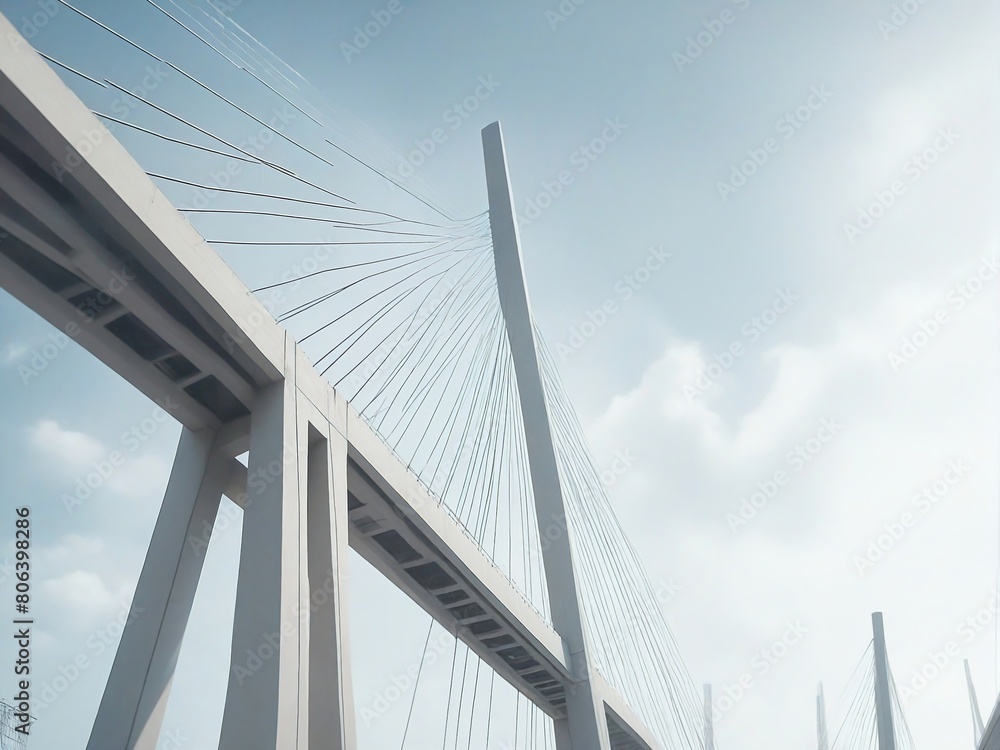 Fototapeta premium bridge over the river