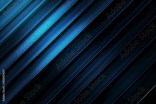 abstract blue and black light pattern with gradient and diagonal lines dark tech background texture