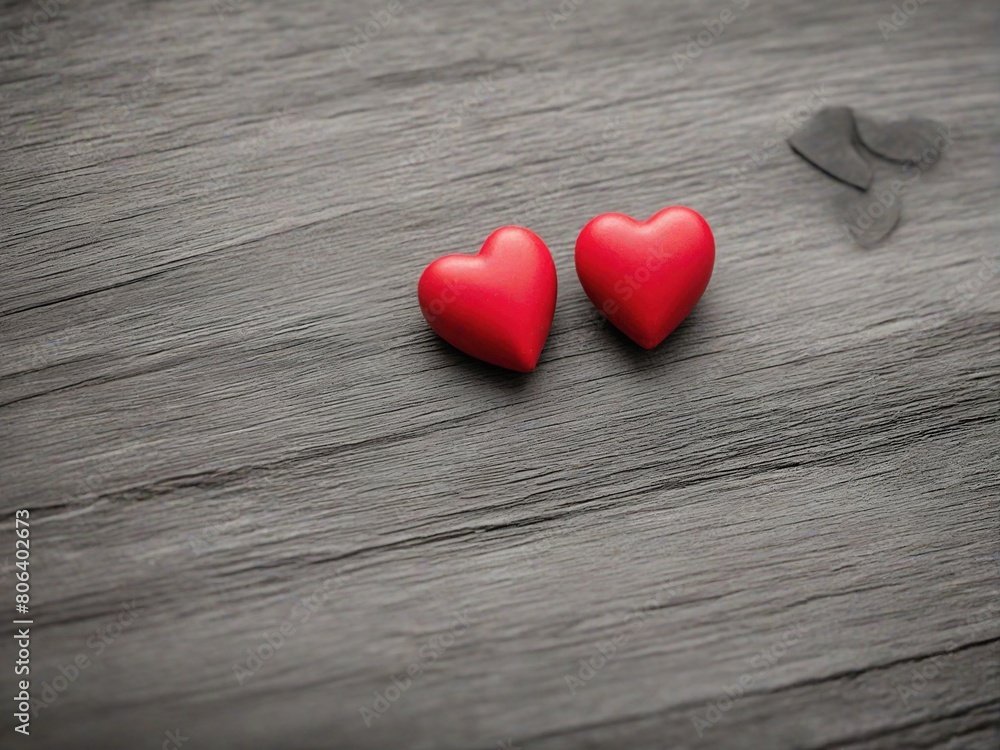 red heart on wooden background red heart on wooden background
