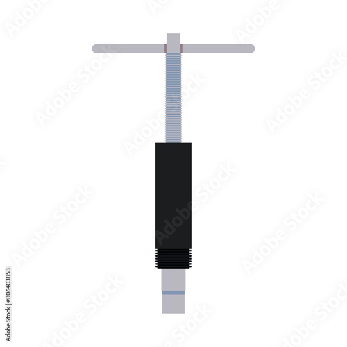 Compression Sleeve Puller for Maintaining and Repairing Plumbing Systems at Home or Work, Vector Flat Illustration Design