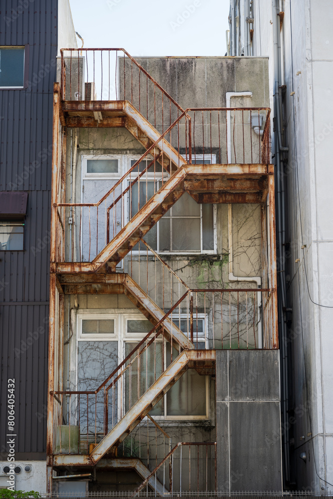 Fototapeta premium 日本の兵庫県姫路市の古くてとても美しい建物