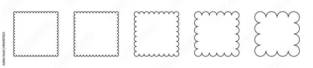 Frame round shapes set. Frames circle style vector collection. Frame round shapes set. Frames circle style vector collection.