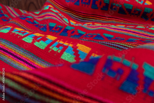 Fabric design with fretwork, Mexico