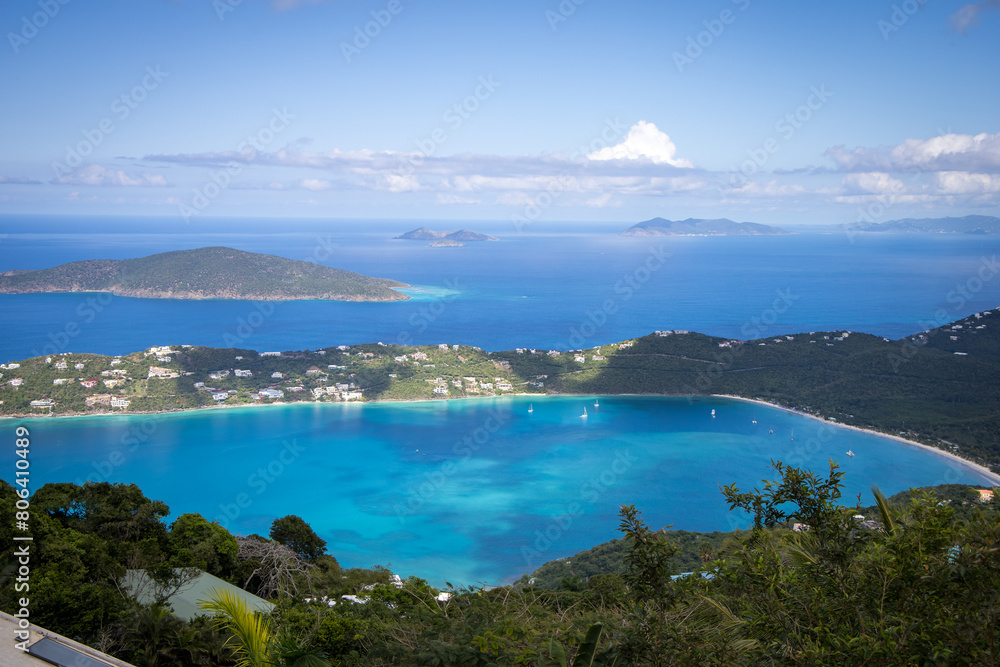 Overlooking the picturesque views of Magens Bay in St. Thomas