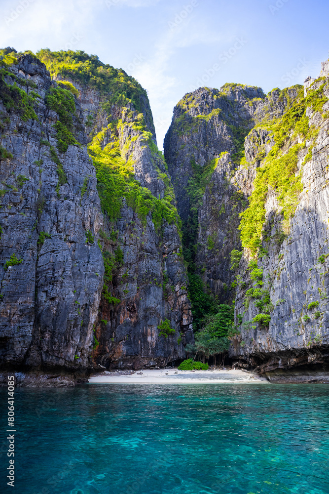 Beautiful landscape of the Phi Phi Islands, Thailand Beautiful landscape of the Phi Phi Islands, Thailand