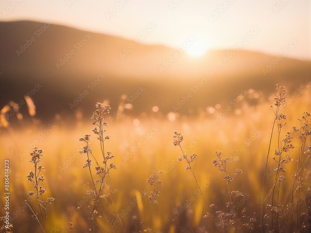 sunrise in the field sunrise in the field