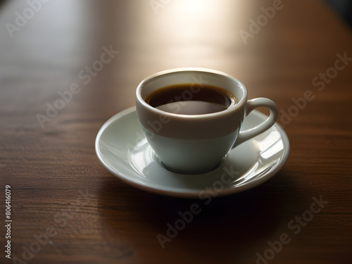 cup of coffee on table