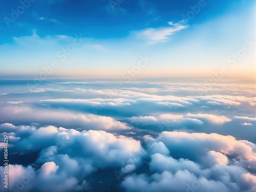 Wallpaper Mural blue sky with clouds Torontodigital.ca
