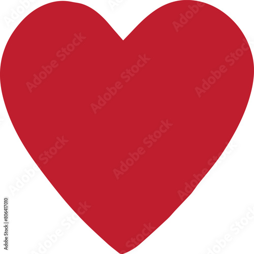 Heart, love, romance or valentine's day red heart. Heart vector icons. Beautiful red heart love symbols isolated editable vector.
