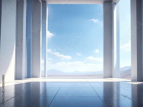 window with a sky