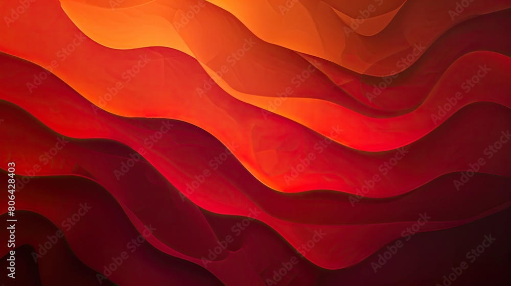 A red and orange wave pattern. The image has a bold and vibrant feel to it, with the orange and red colors creating a sense of energy and excitement A red and orange wave pattern. The image has a bold and vibrant feel to it, with the orange and red colors creating a sense of energy and excitement