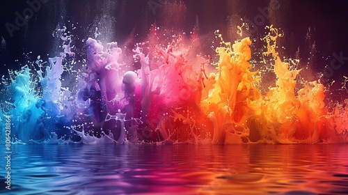 Beat-driven Color Explosion