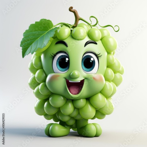 mascot design from grapes