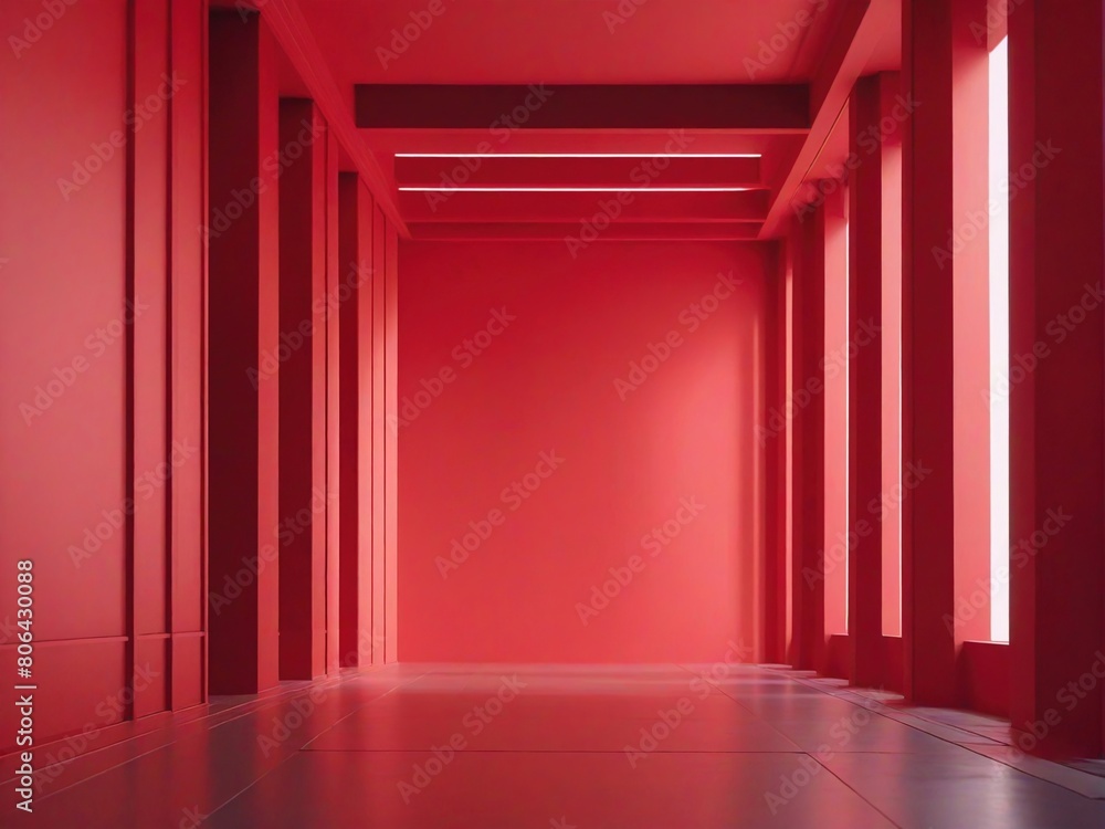 room with red curtains room with red curtains