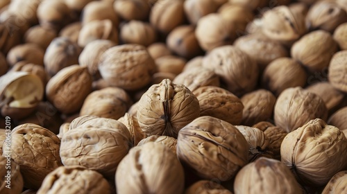 raw walnuts. healthy food