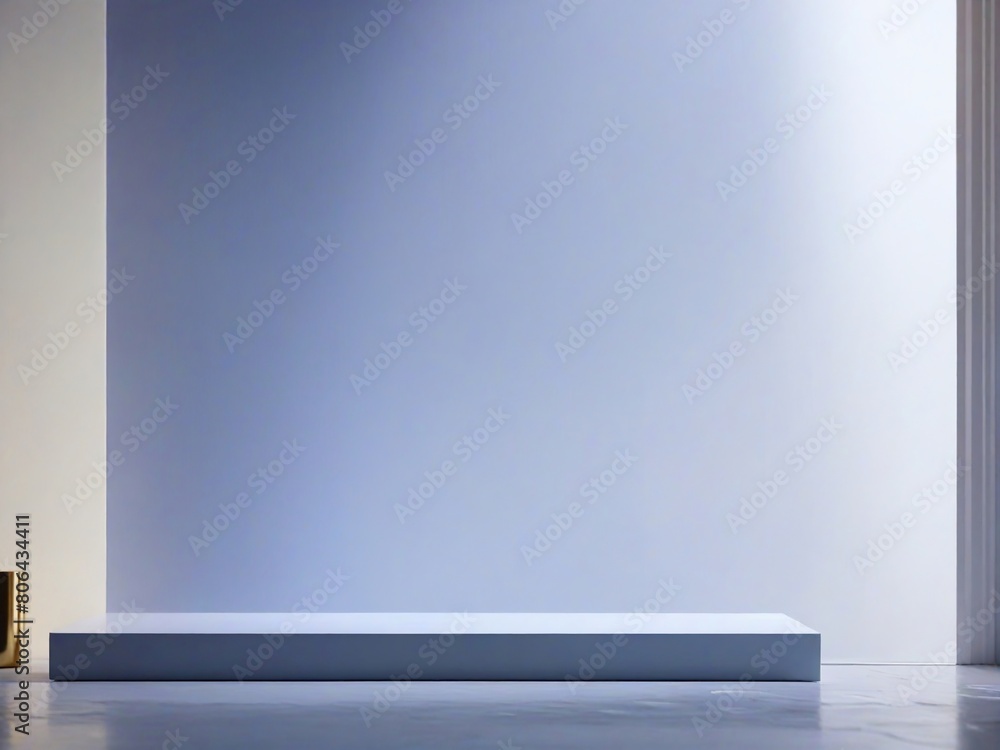 empty room with blue wall empty room with blue wall
