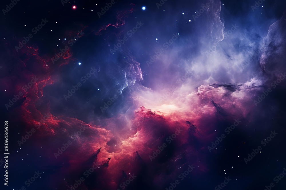 space nebula. Colorful and vivid. Great for desktop wallpaper.