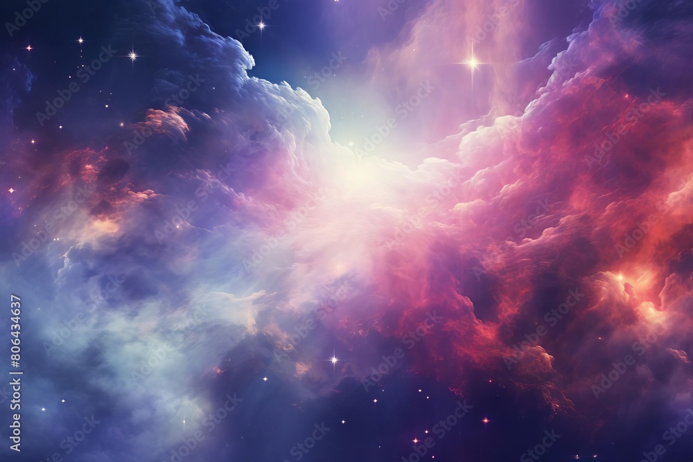 Amazing space nebula.Interstellar gas and dust. Amazing space nebula.Interstellar gas and dust.