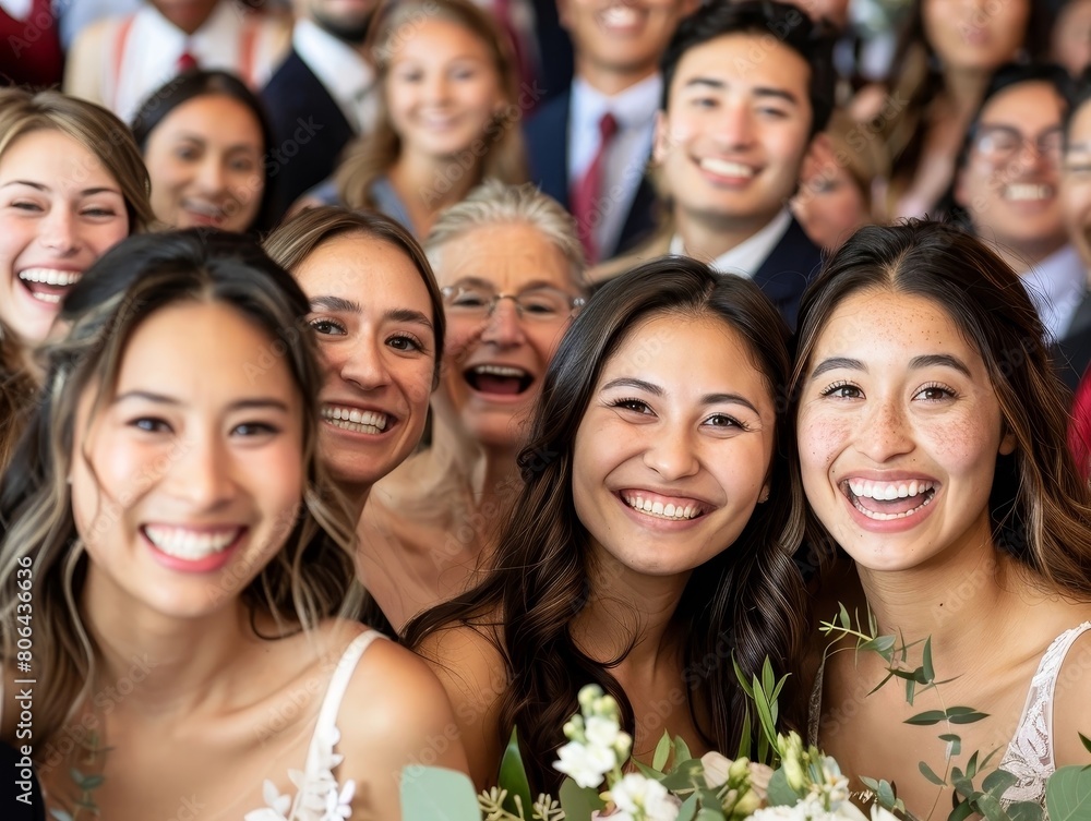 A Joyous of Love and Unity Among Smiling Friends and Family A Joyous of Love and Unity Among Smiling Friends and Family