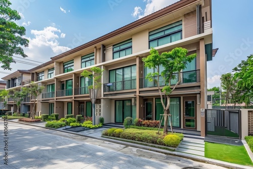 Contemporary Townhome Rentals in a Vibrant Bangna Neighborhood photo