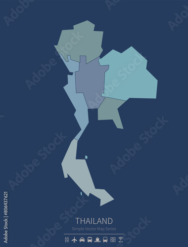 thailand map.
a simple map ...