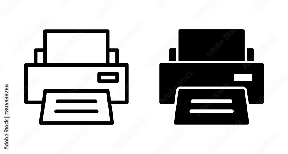 Printer icon vector isolated on white background. print icon. Fax vector icon. Printer icon vector isolated on white background. print icon. Fax vector icon.