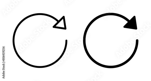 Refresh icon vector isolated on white background. Reload icon vector. Update icon. convert icon