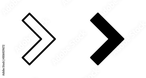 Arrow icon vector isolated on white background. Arrow symbol. Arrow vector icon