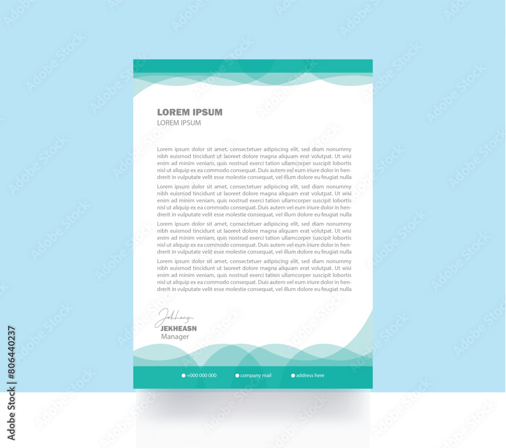 letterhead design template letterhead design template