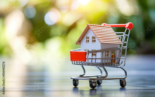 A house is a shopping cart