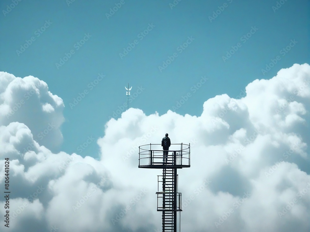 Obraz premium cross and sky