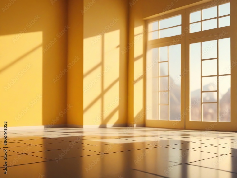 Obraz premium empty room with floor