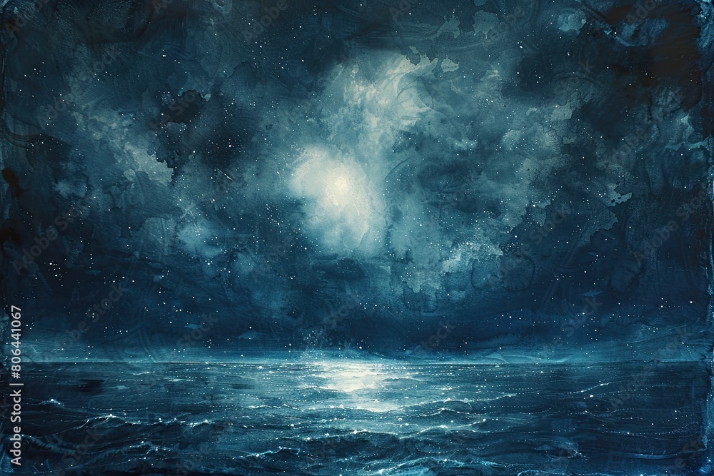 Seeing through the stars: watercolour landscape of the starry sky, warm shades of colours immerse in the majesty of the universe and evoke a sense of awe at its mysterious beauty. Seeing through the stars: watercolour landscape of the starry sky, warm shades of colours immerse in the majesty of the universe and evoke a sense of awe at its mysterious beauty.