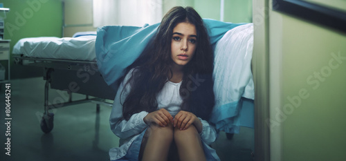 hospital or psychiatry bed,...