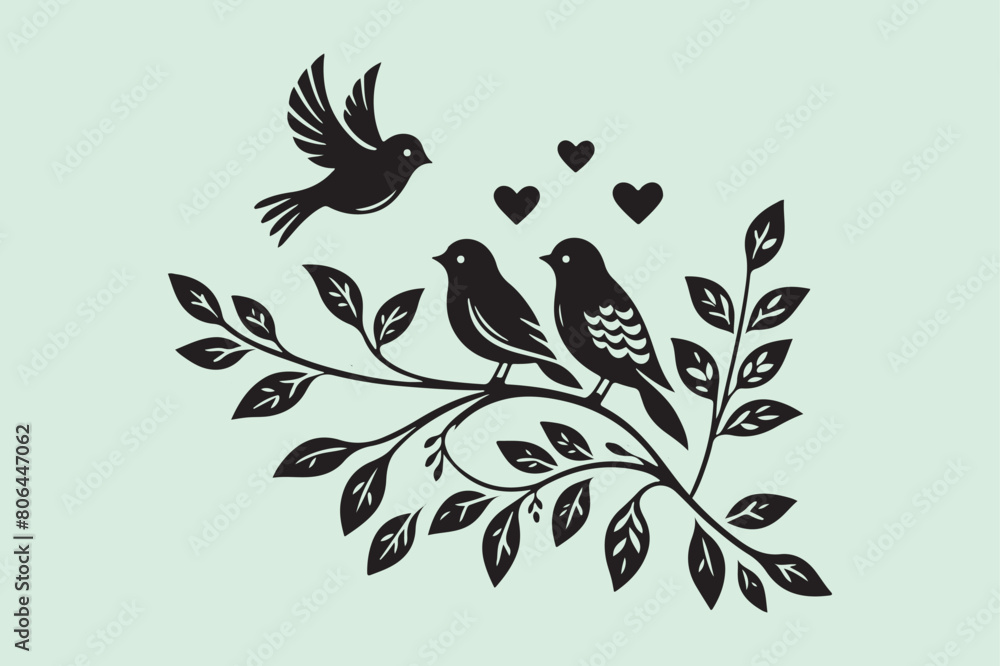 Bird on a branch Bird on a branch