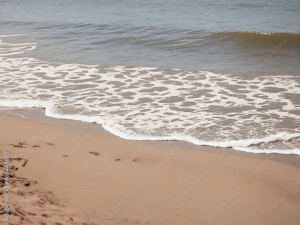 waves on the beach