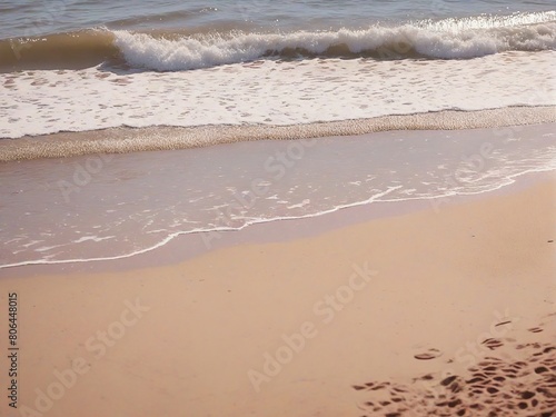 waves on the beach