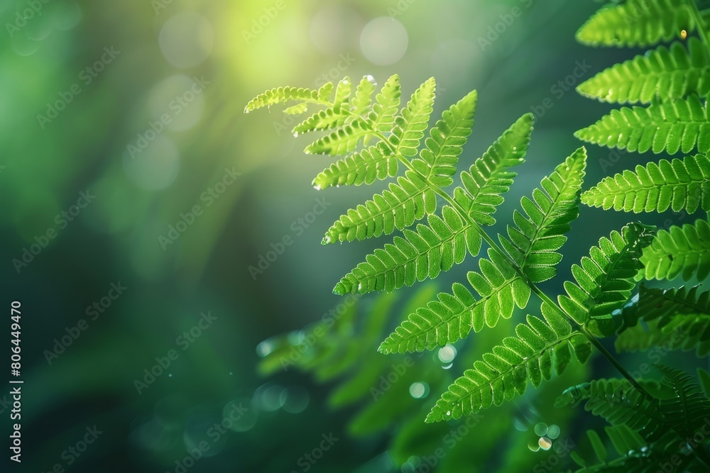 Fern leaf background