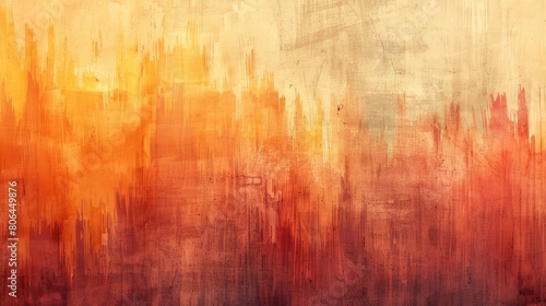 A monochromatic background with a gradient of orange tones  from peach to burnt sienna.