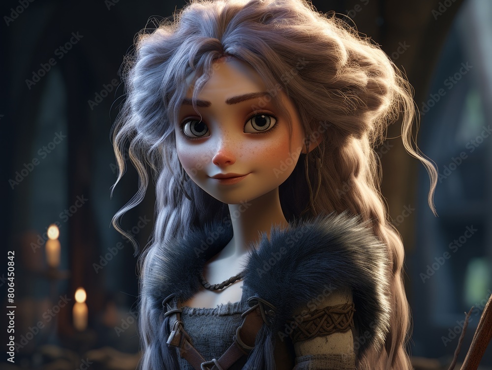 fantasy character portrait with detailed facial features fantasy character portrait with detailed facial features