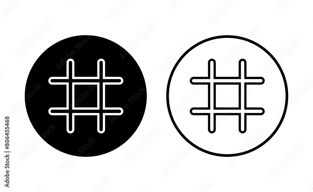 Obraz premium Hashtag icon set. hashtag symbol