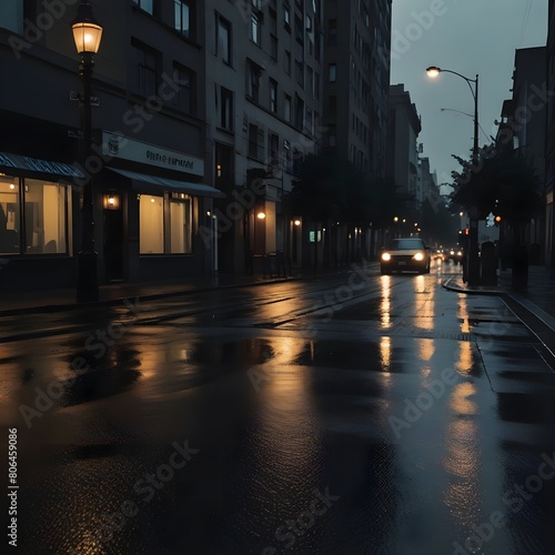 a rainy street 4