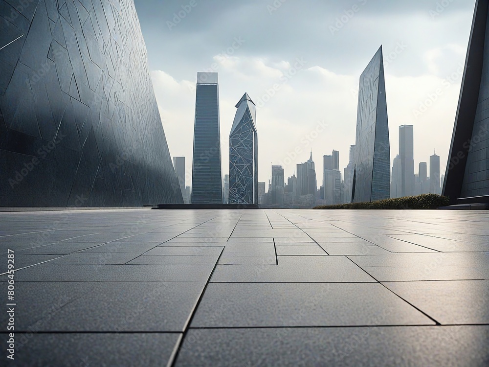 Fototapeta premium modern city skyline