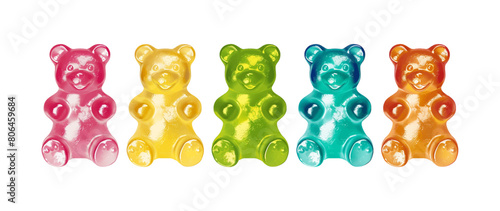 gummy bear watercolor digital painting good quality