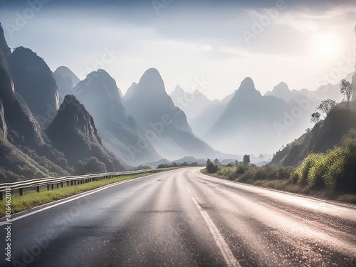 road in mountains