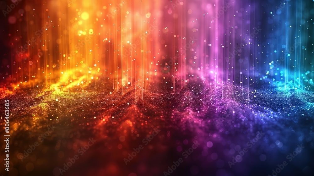 Luminous Kaleidoscope: Rainbow Illumination Luminous Kaleidoscope: Rainbow Illumination