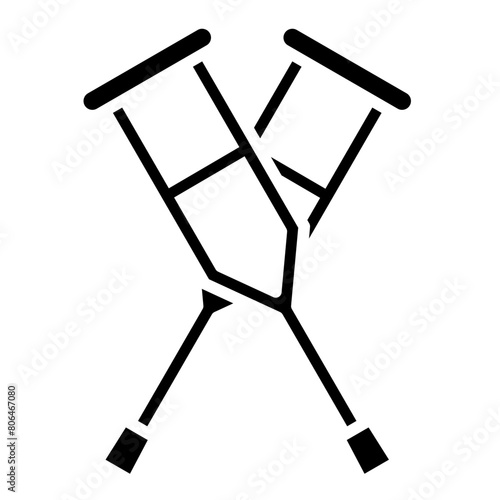 Crutches icon