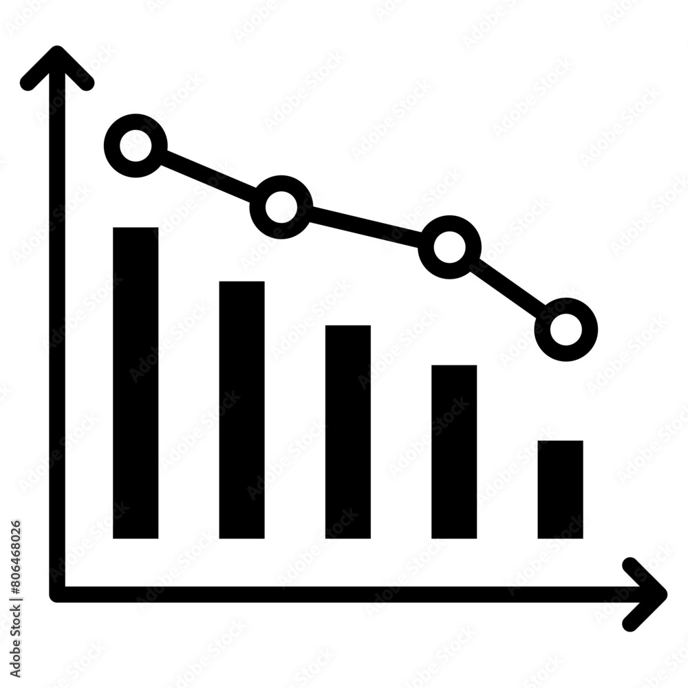 Burndown Chart icon Burndown Chart icon
