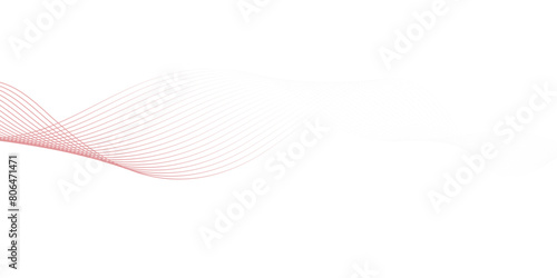 Abstract simple background red gradient line on black backdrop.red blend wave lines and technology background.Vector illustration.