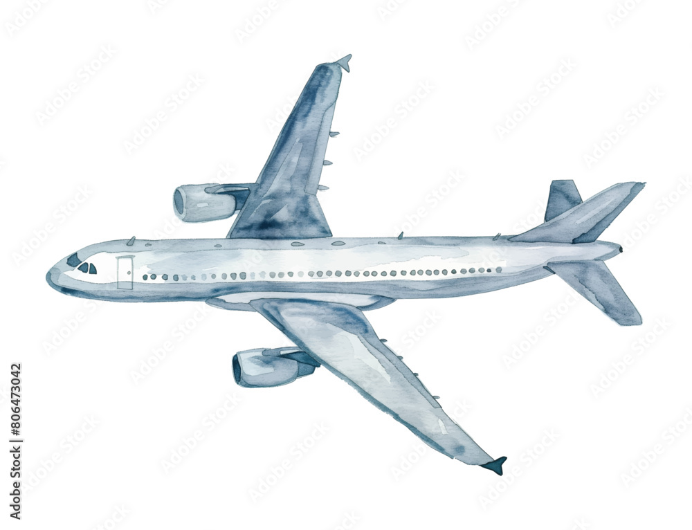 airplane watercolor digital painting good quality airplane watercolor digital painting good quality